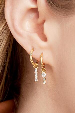 Earrings Britta Silver Copper h5 Immagine2